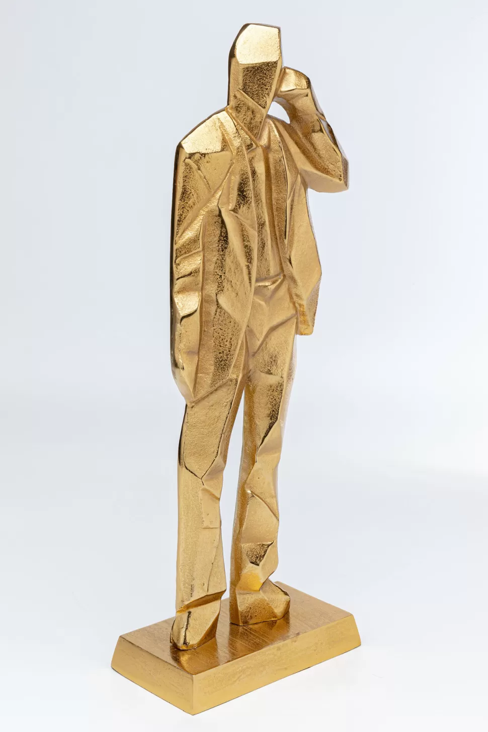 KARE Design Decofiguur Standing Man Gold 62cm Best