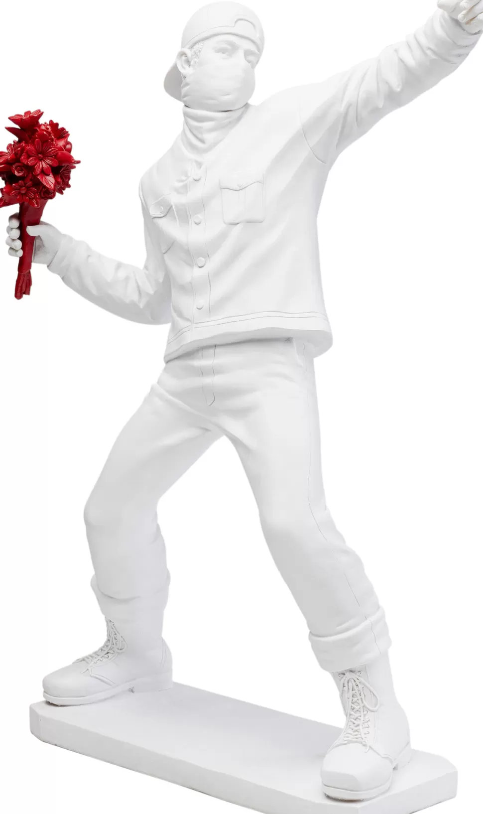 KARE Design Decofiguur Street Art Bouquet White 67cm Best