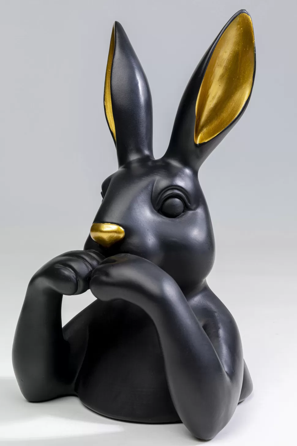 KARE Design Decofiguur Sweet Rabbit Black 31cm Clearance