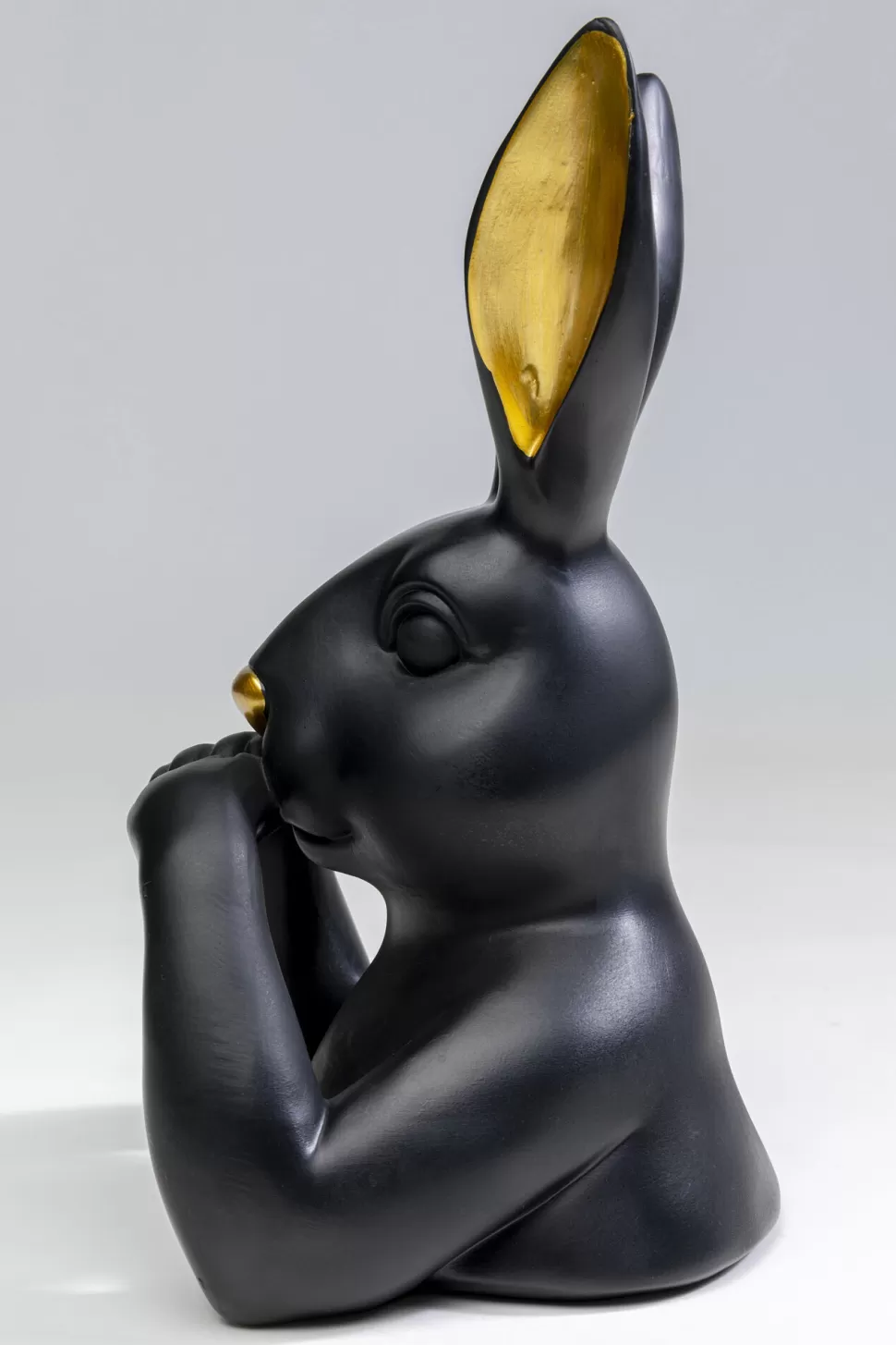 KARE Design Decofiguur Sweet Rabbit Black 31cm Clearance