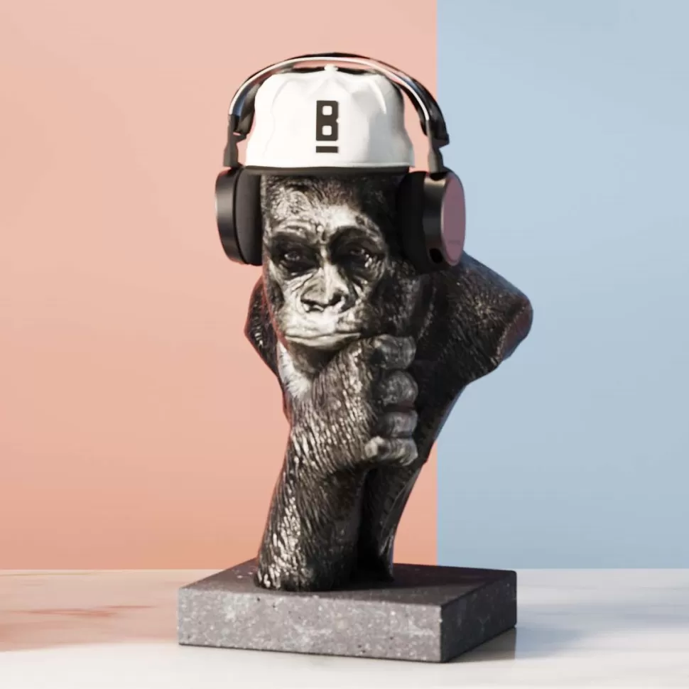 KARE Design Decofiguur Thinking Gorilla Head Cheap
