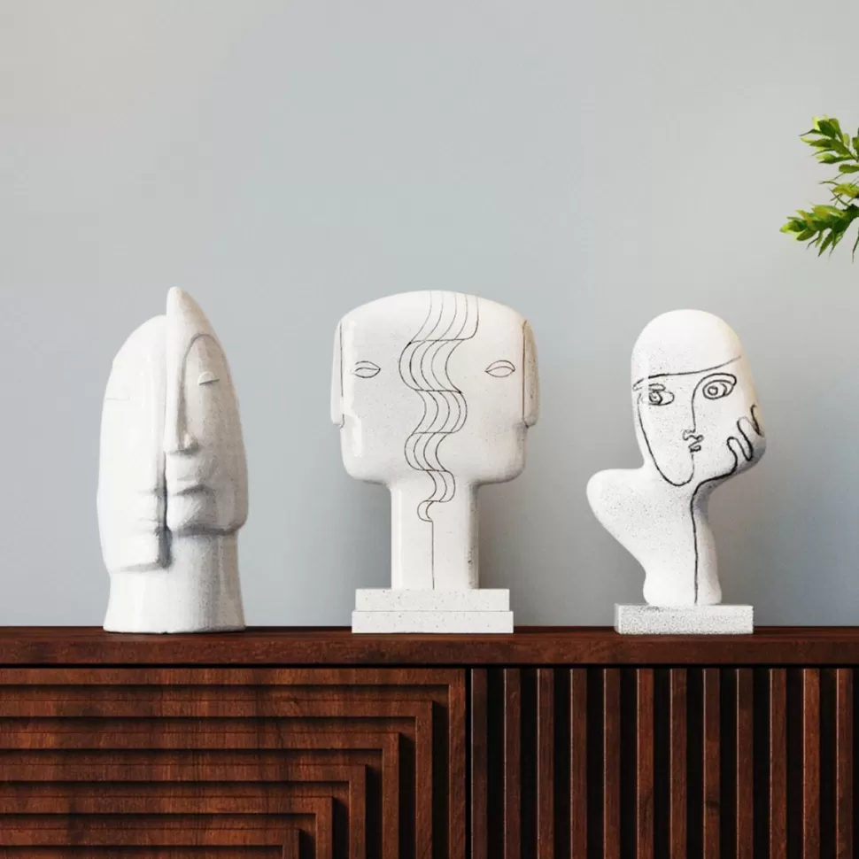 KARE Design Decofiguur Thought White 27cm Shop