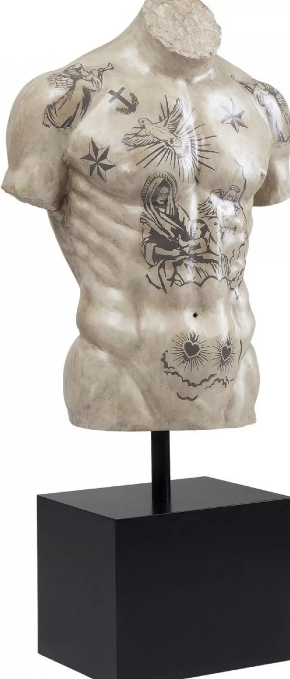 KARE Design Decofiguur Torso Tattoos Hot