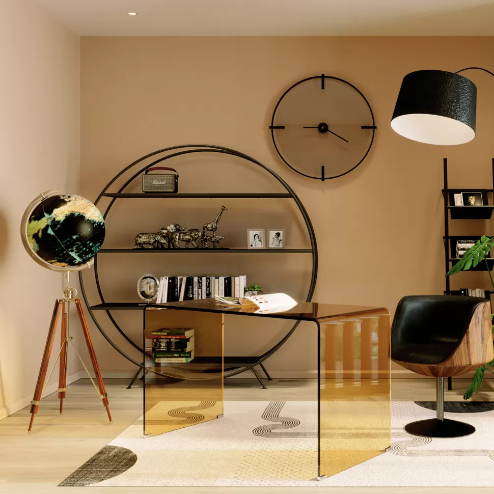 KARE Design Decofiguur Wereldbol Zwart Flash Sale