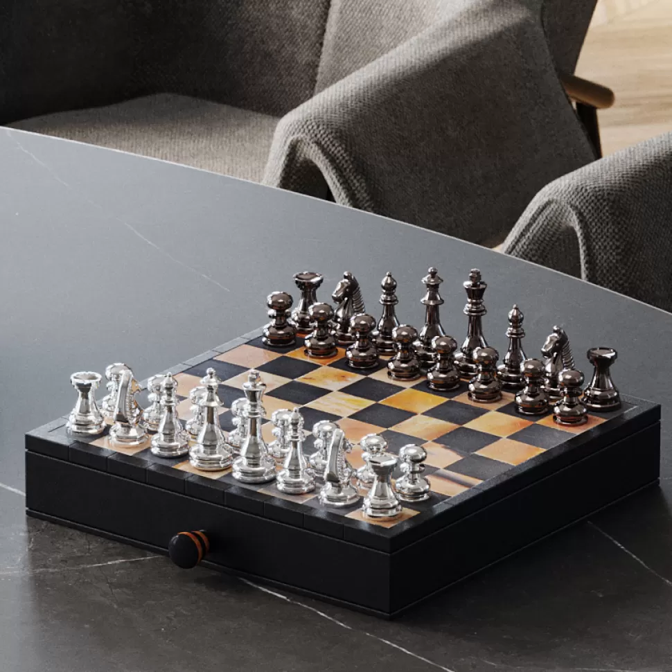 KARE Design Deko Object Chess Antique 36x33cm Online