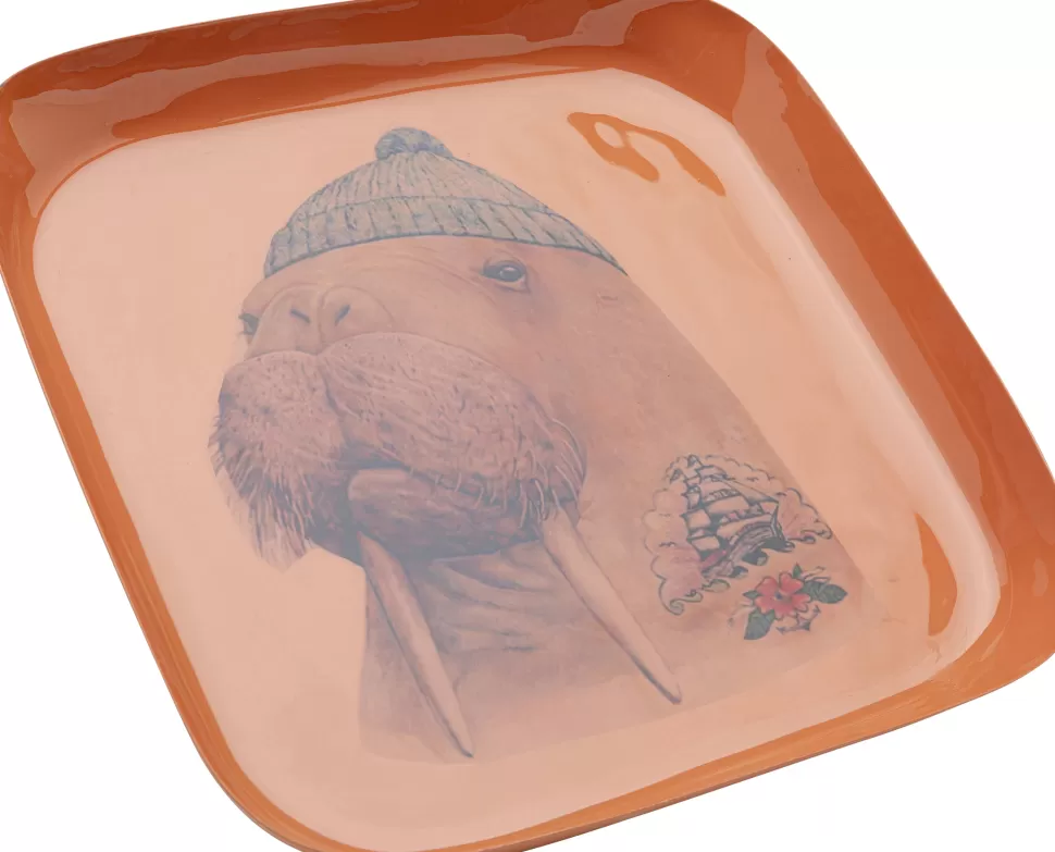 KARE Design Dienblad Walrus 21x21cm Discount