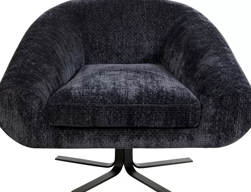 KARE Design Draaibare Fauteuil Ciao Midnight Clearance