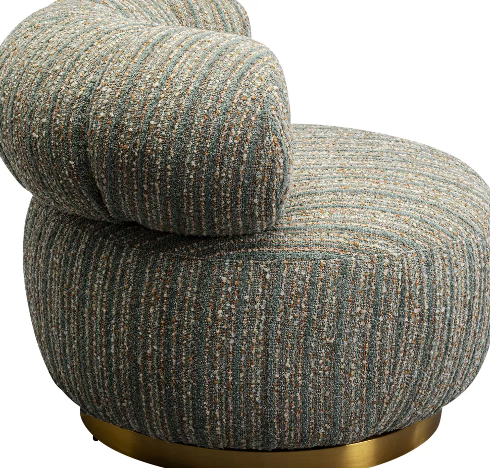KARE Design Draaibare Fauteuil Couture Stripes Blue New