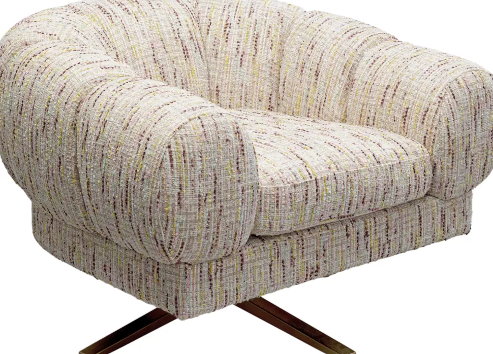 KARE Design Draaibare Fauteuil Janno Beige Discount