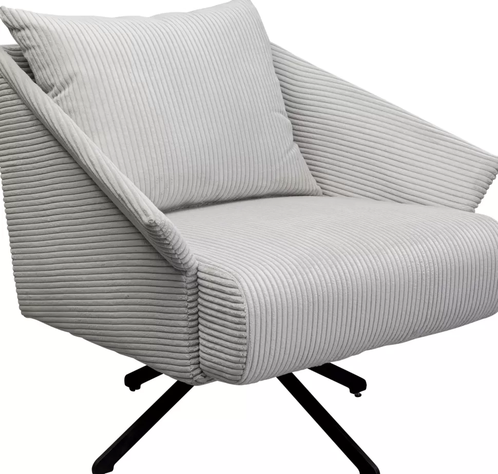 KARE Design Draaibare Fauteuil Milo Beige Hot