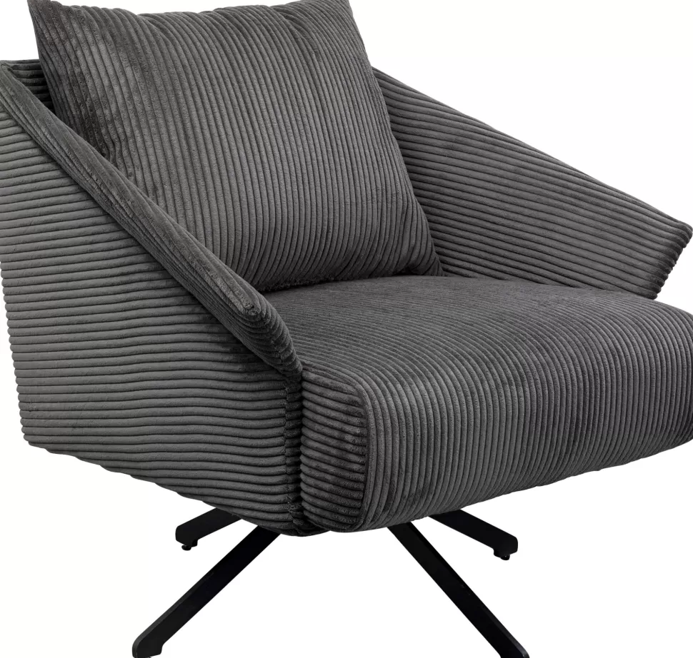 KARE Design Draaibare Fauteuil Milo Grey Online