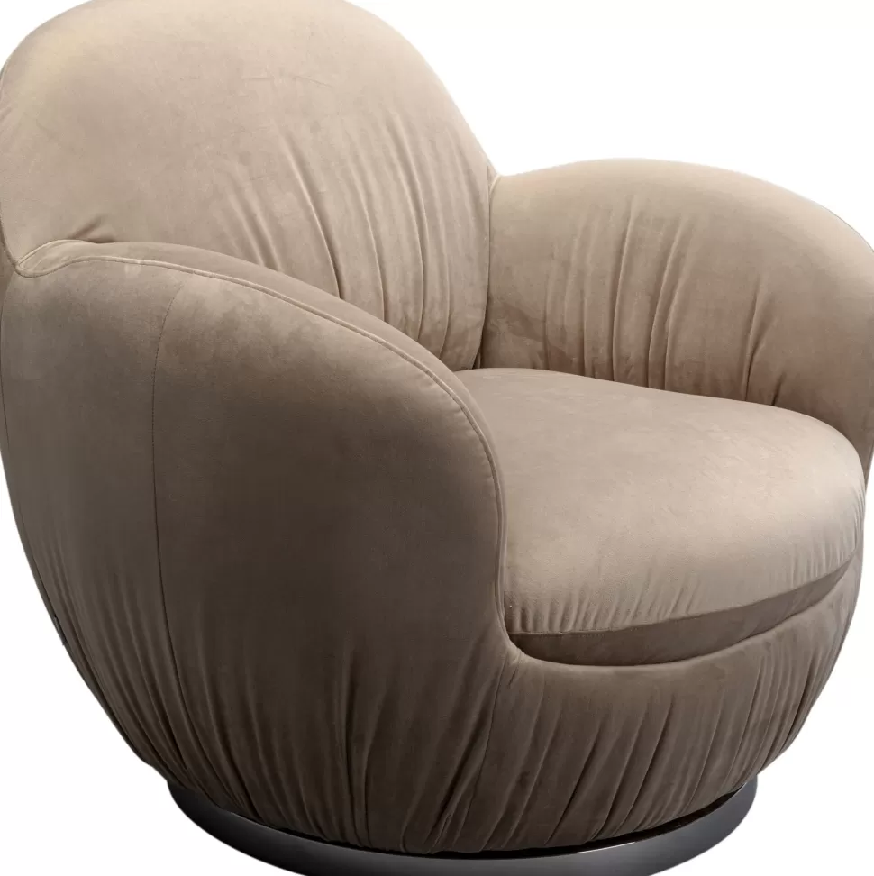 KARE Design Draaibare Fauteuil Nube Grey Discount