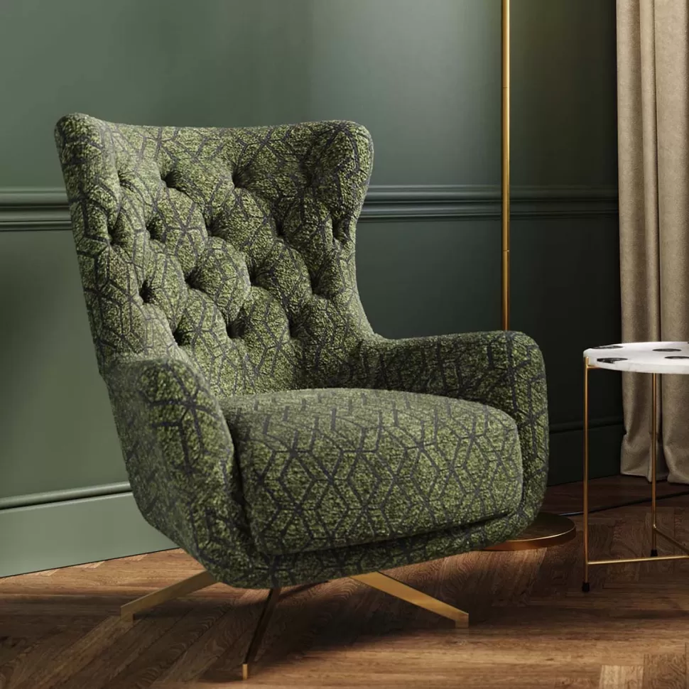 KARE Design Draaifauteuil Bellini Green Shop