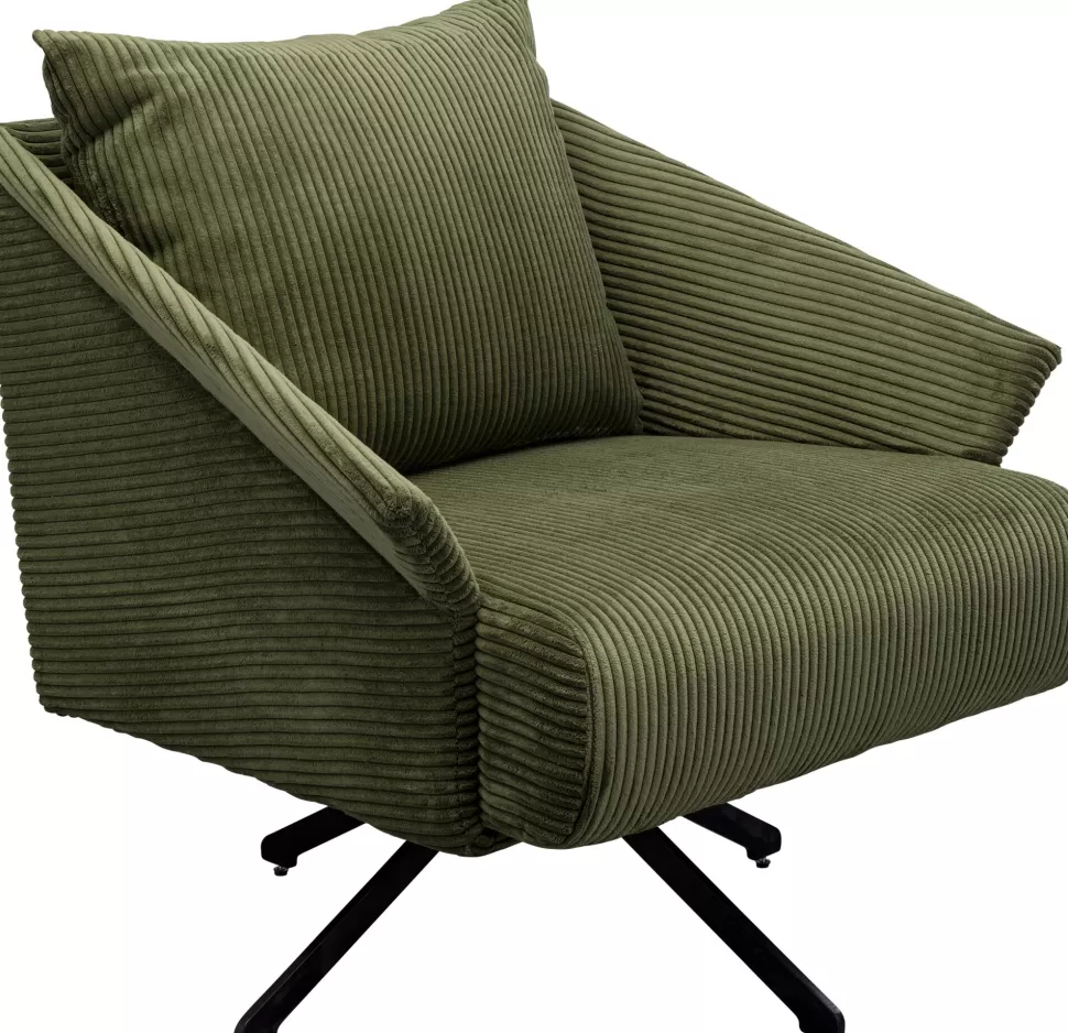 KARE Design Draaifauteuil Milo Green Store