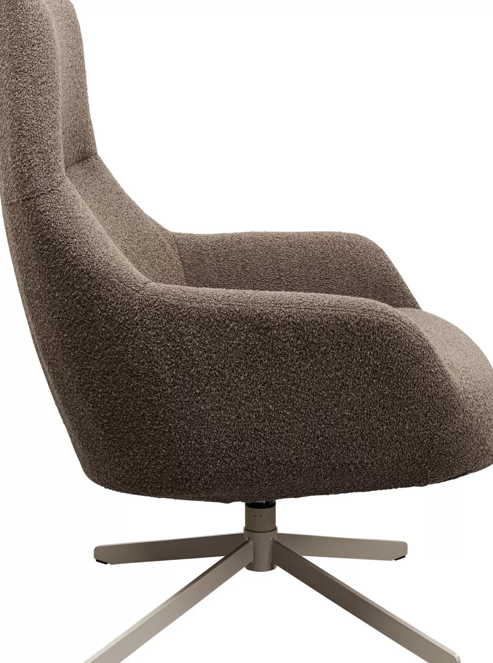 KARE Design Draaifauteuil Mimi Grijs Hot