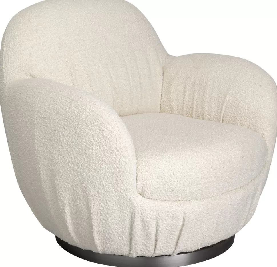 KARE Design Draaifauteuil Nube Boucle Cheap