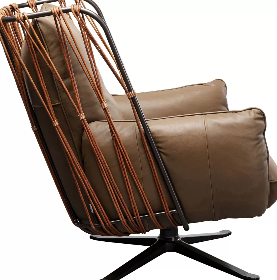 KARE Design Draaifauteuil Paradiso Brown Shop