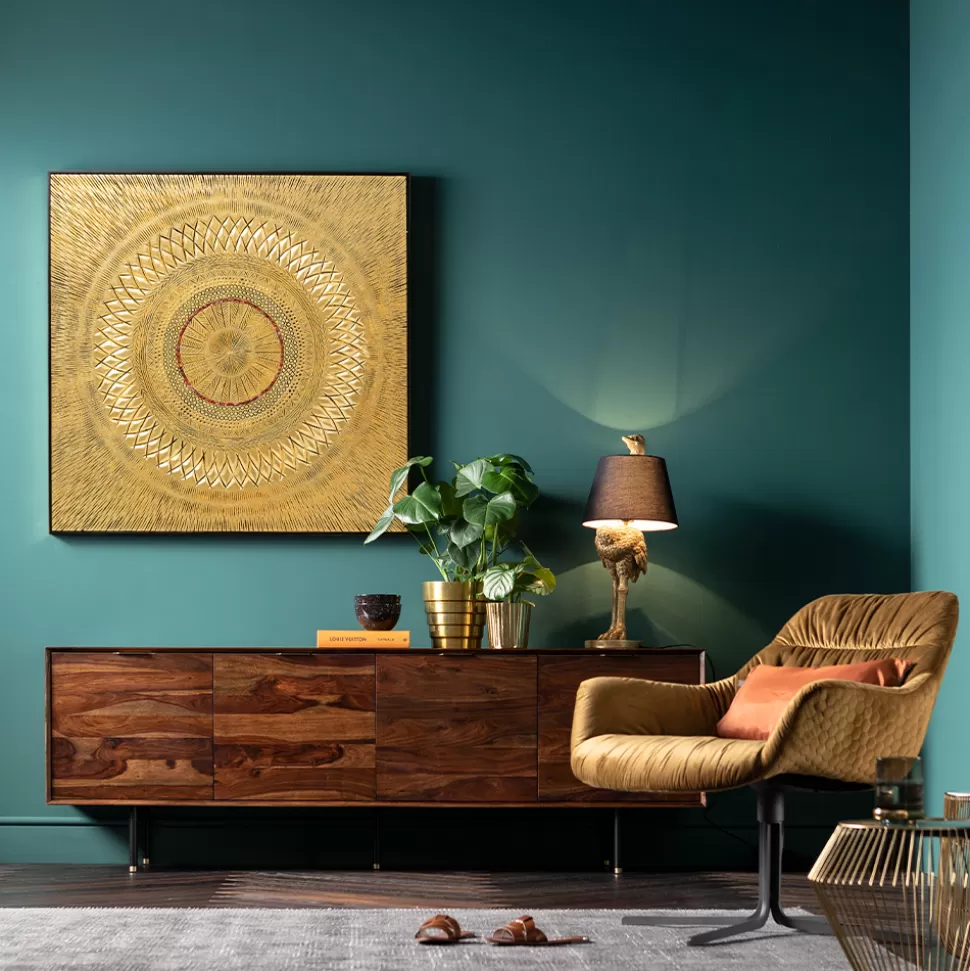 KARE Design Draaistoel Bristol Geel Hot