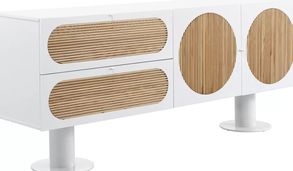 KARE Design Dressoir Atomic White 183x76cm Clearance