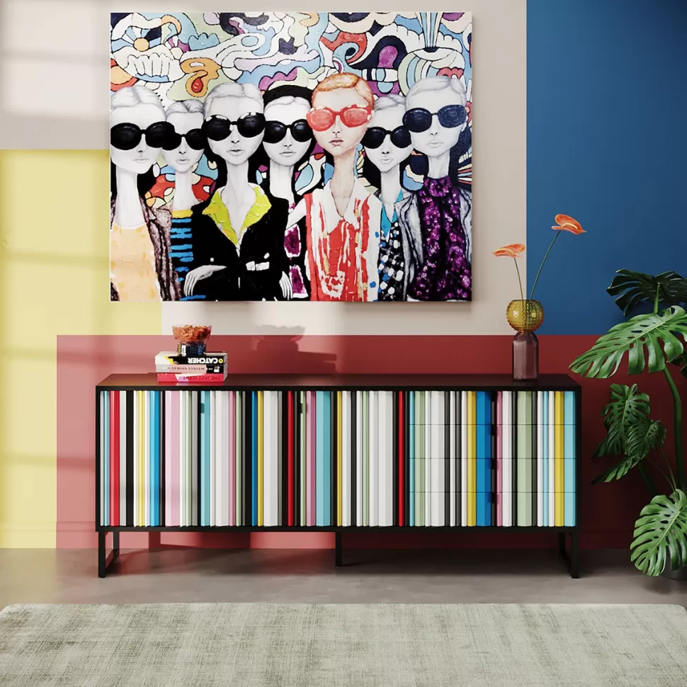 KARE Design Dressoir Concertina Colore 186x74cm Store