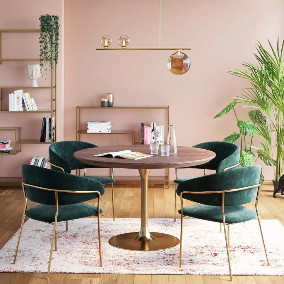 KARE Design Eetkamerstoel Belle Groen New
