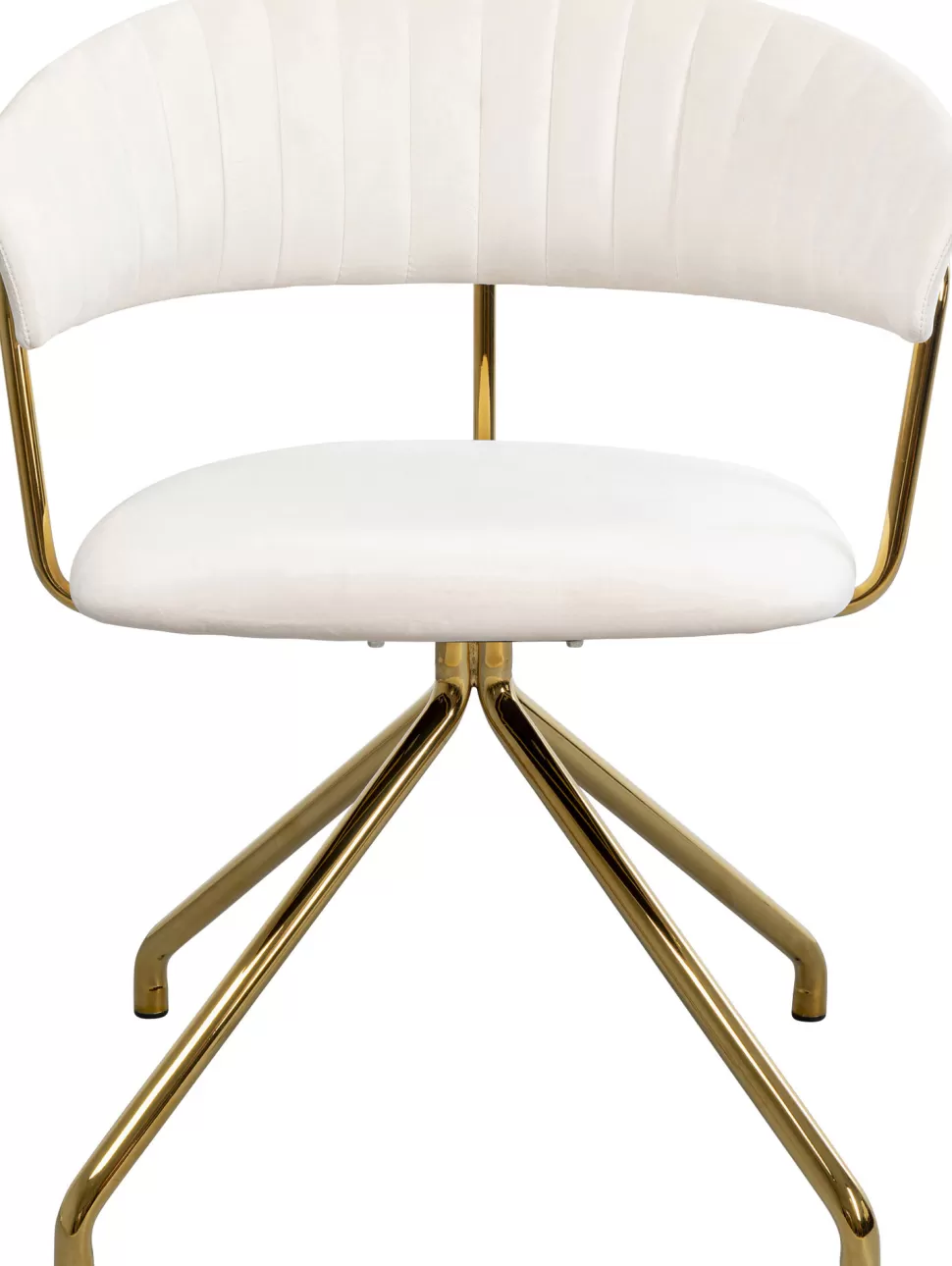 KARE Design Eetkamerstoel Belle Velvet Cream Best