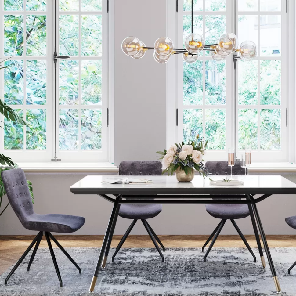 KARE Design Eetkamerstoel Butterfly Donkergrijs Store