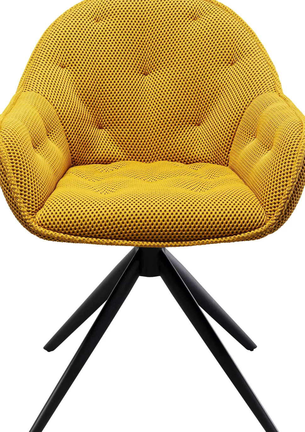KARE Design Eetkamerstoel Carlito Mesh Yellow Best