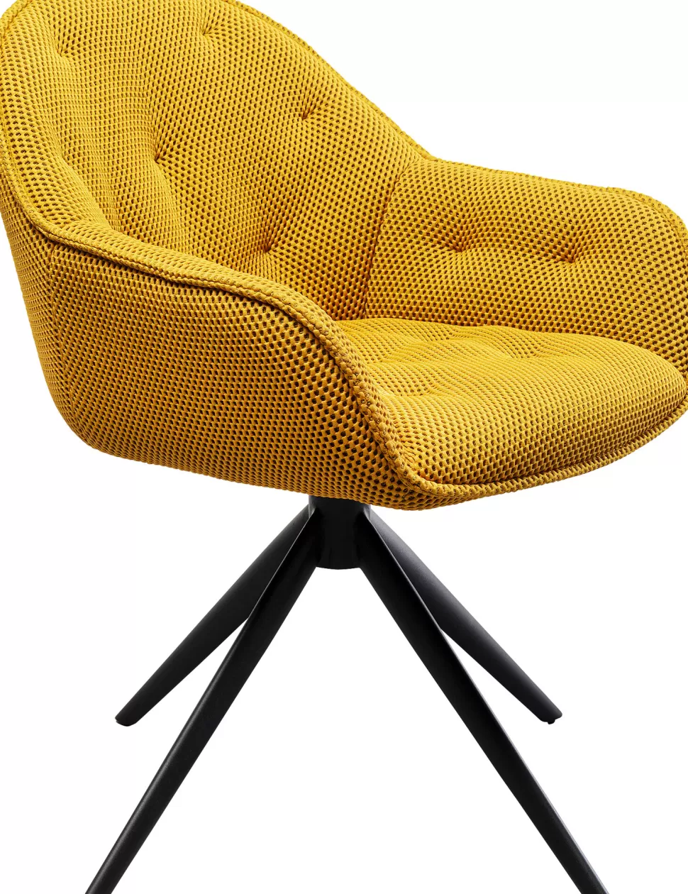 KARE Design Eetkamerstoel Carlito Mesh Yellow Best