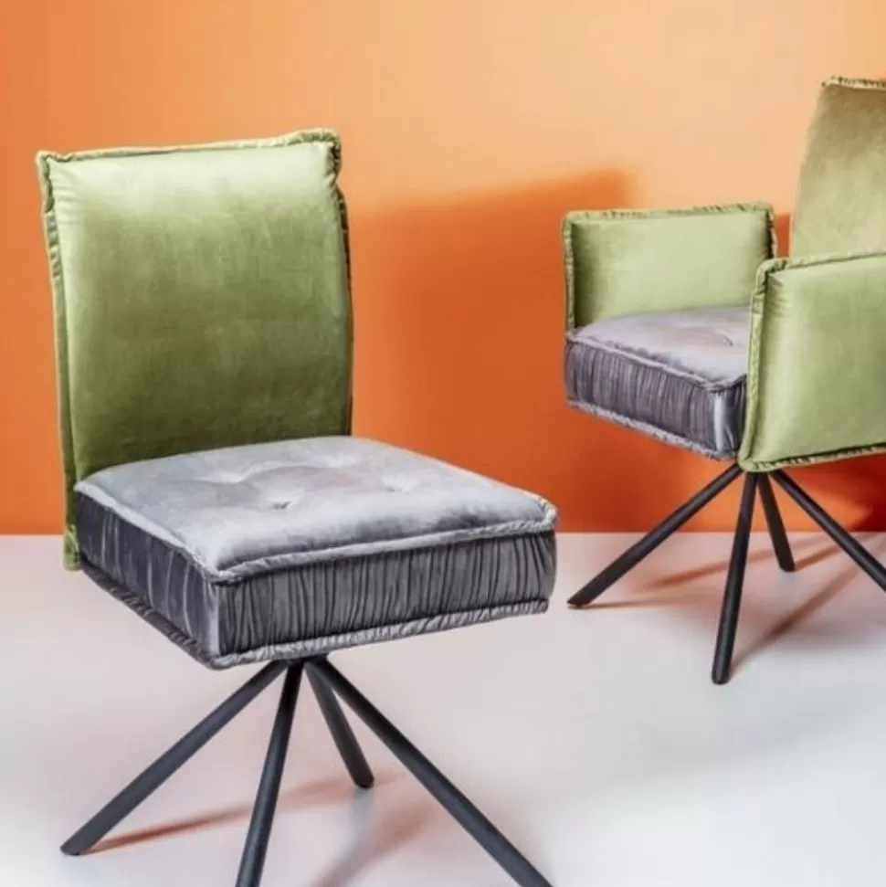 KARE Design Eetkamerstoel Chelsea Groen Best
