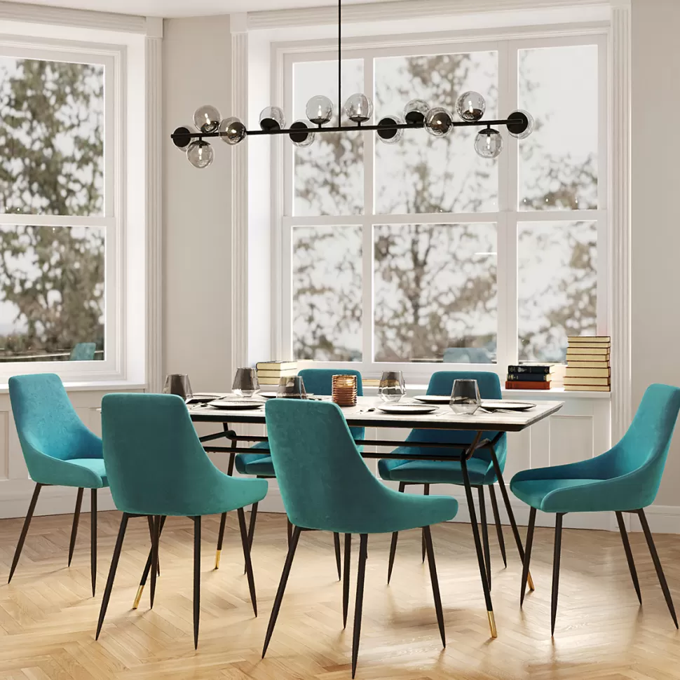 KARE Design Eetkamerstoel East Side Petrol-Blauw Cheap