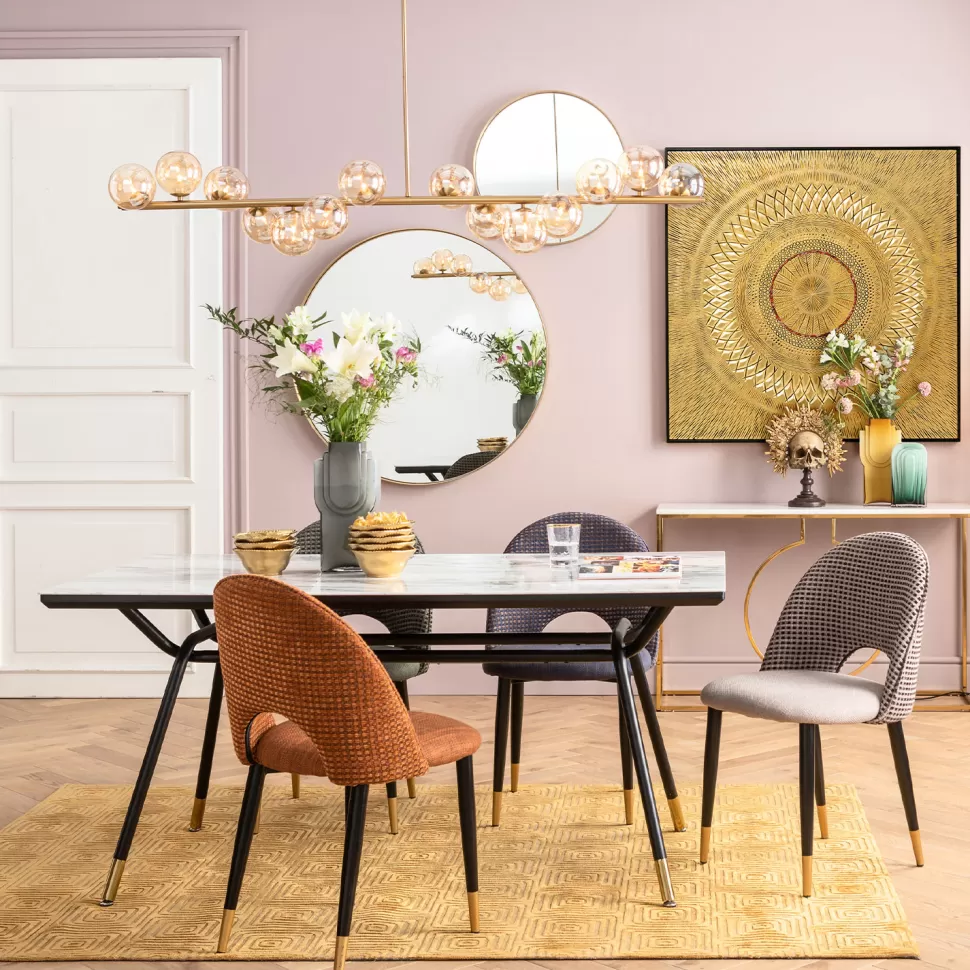 KARE Design Eetkamerstoel Hudson Blauw Flash Sale