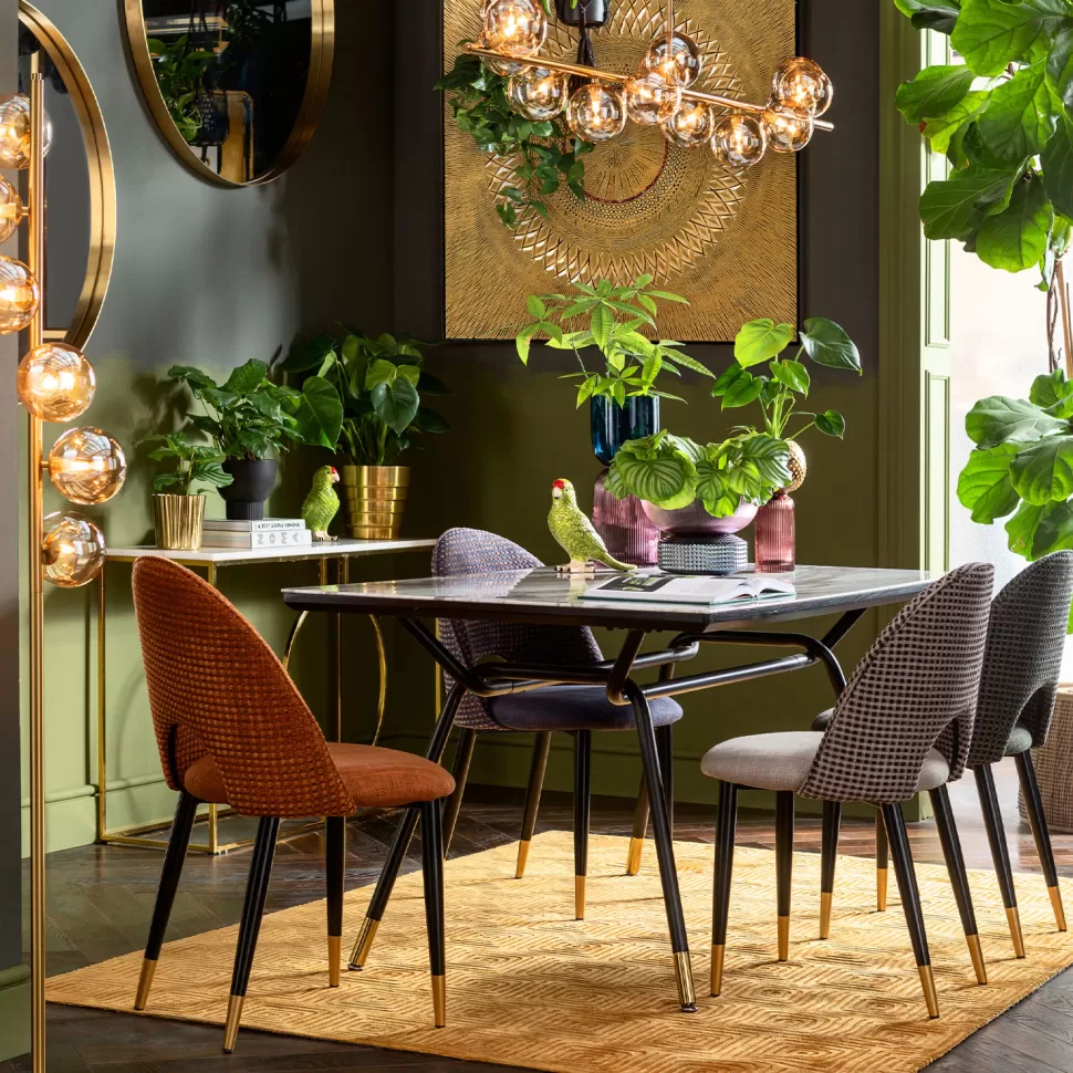 KARE Design Eetkamerstoel Hudson Groen Fashion