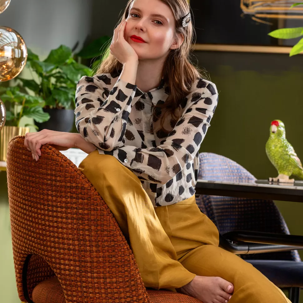 KARE Design Eetkamerstoel Hudson Oranje Outlet