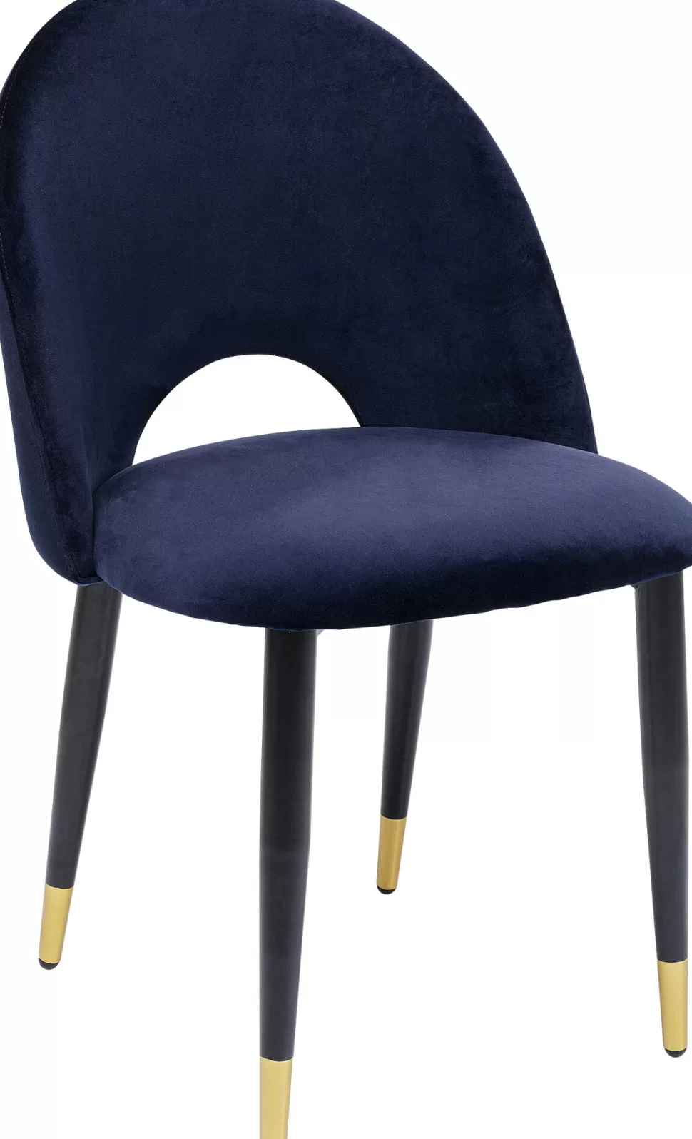 KARE Design Eetkamerstoel Iris Fluweel Blauw (set Van 2) Best Sale