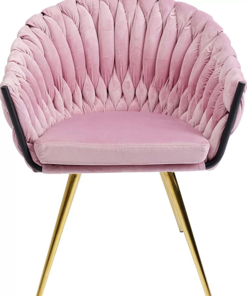 KARE Design Eetkamerstoel Knot Roze Cheap