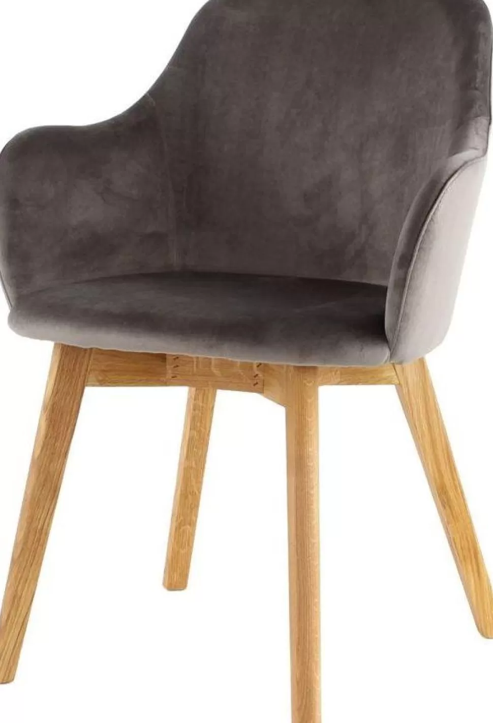 KARE Design Eetkamerstoel Lady Velvet Grey Shop