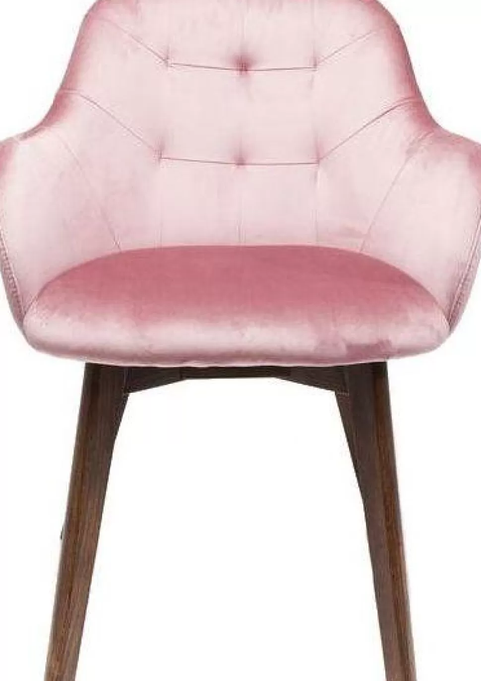 KARE Design Eetkamerstoel Lady Velvet Stitch Rose Fashion