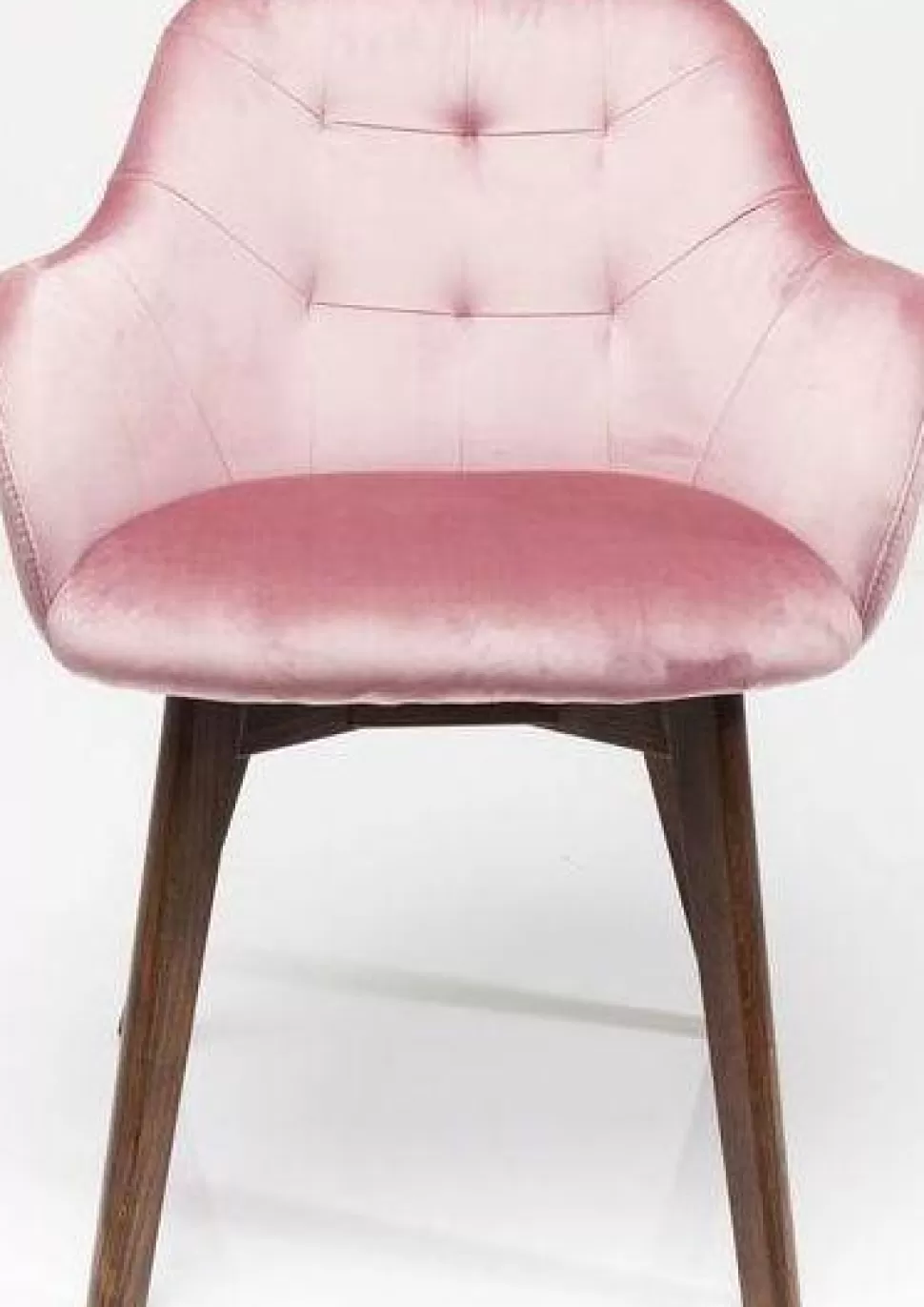 KARE Design Eetkamerstoel Lady Velvet Stitch Rose Fashion
