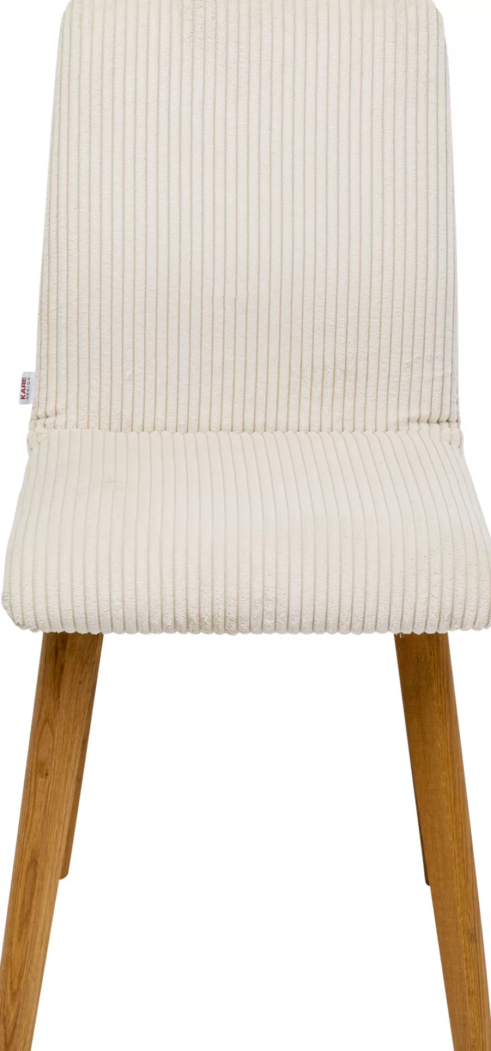 KARE Design Eetkamerstoel Lara Cord Creme Best