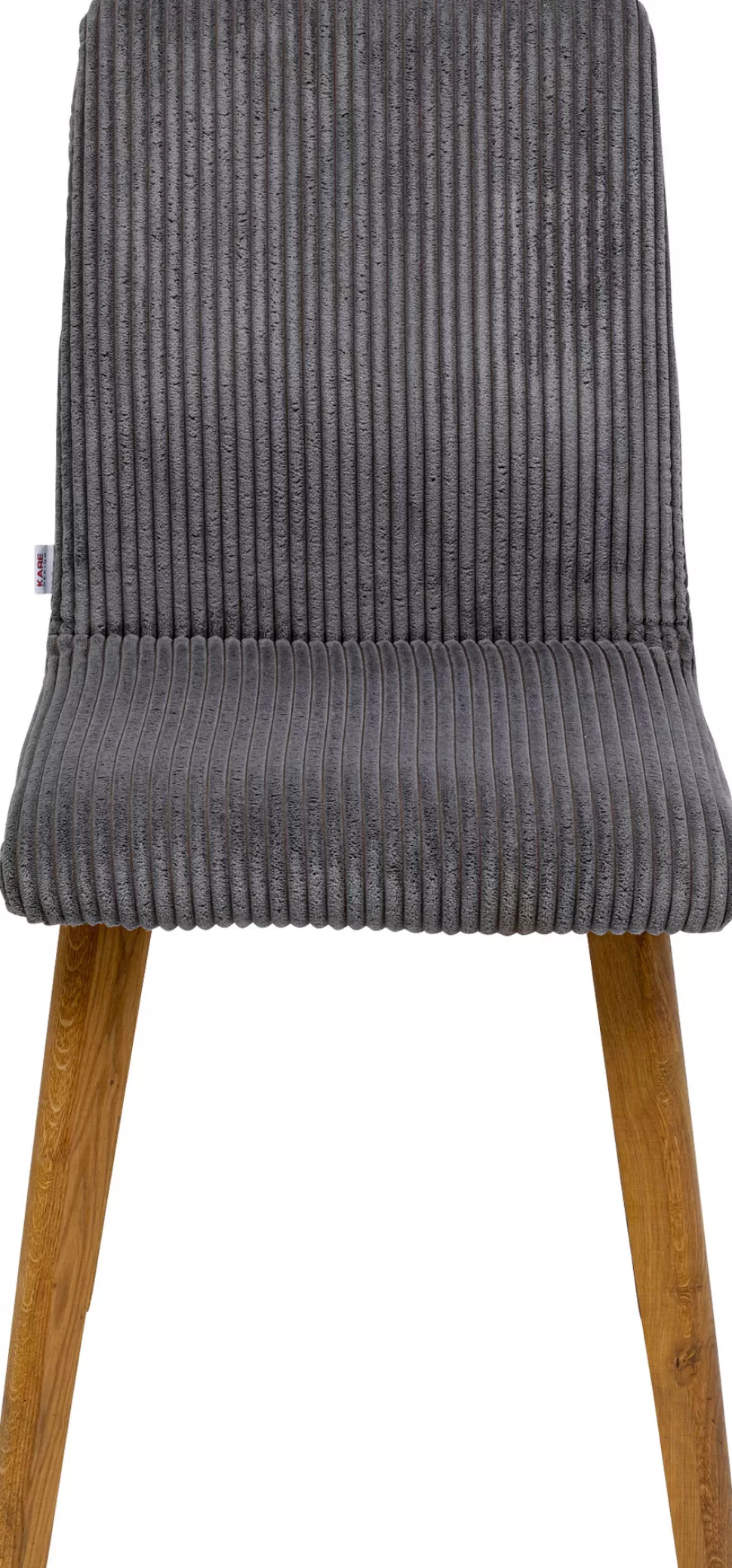 KARE Design Eetkamerstoel Lara Cord Grey Shop