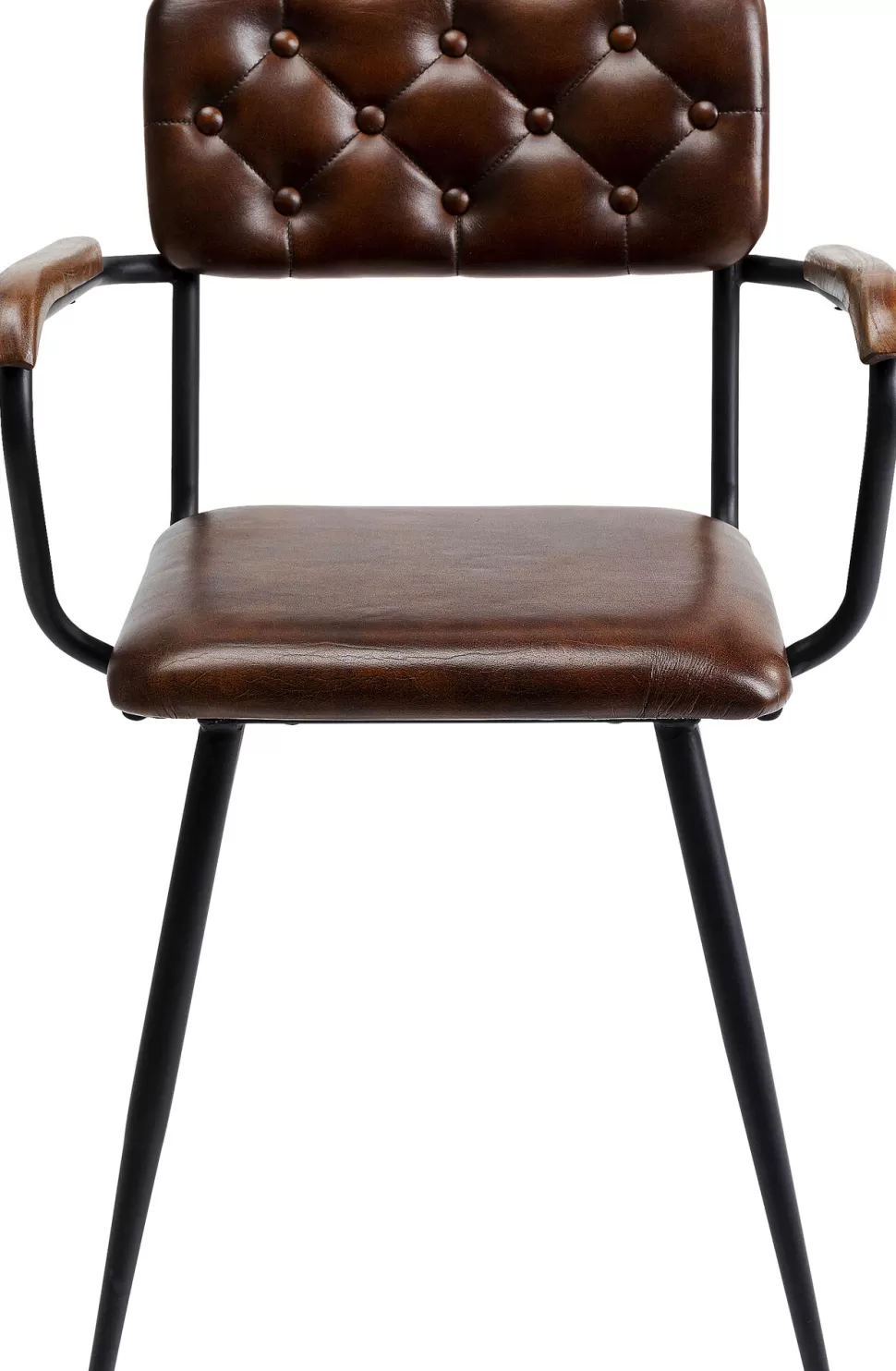 KARE Design Eetkamerstoel Salsa Leather Brown Discount