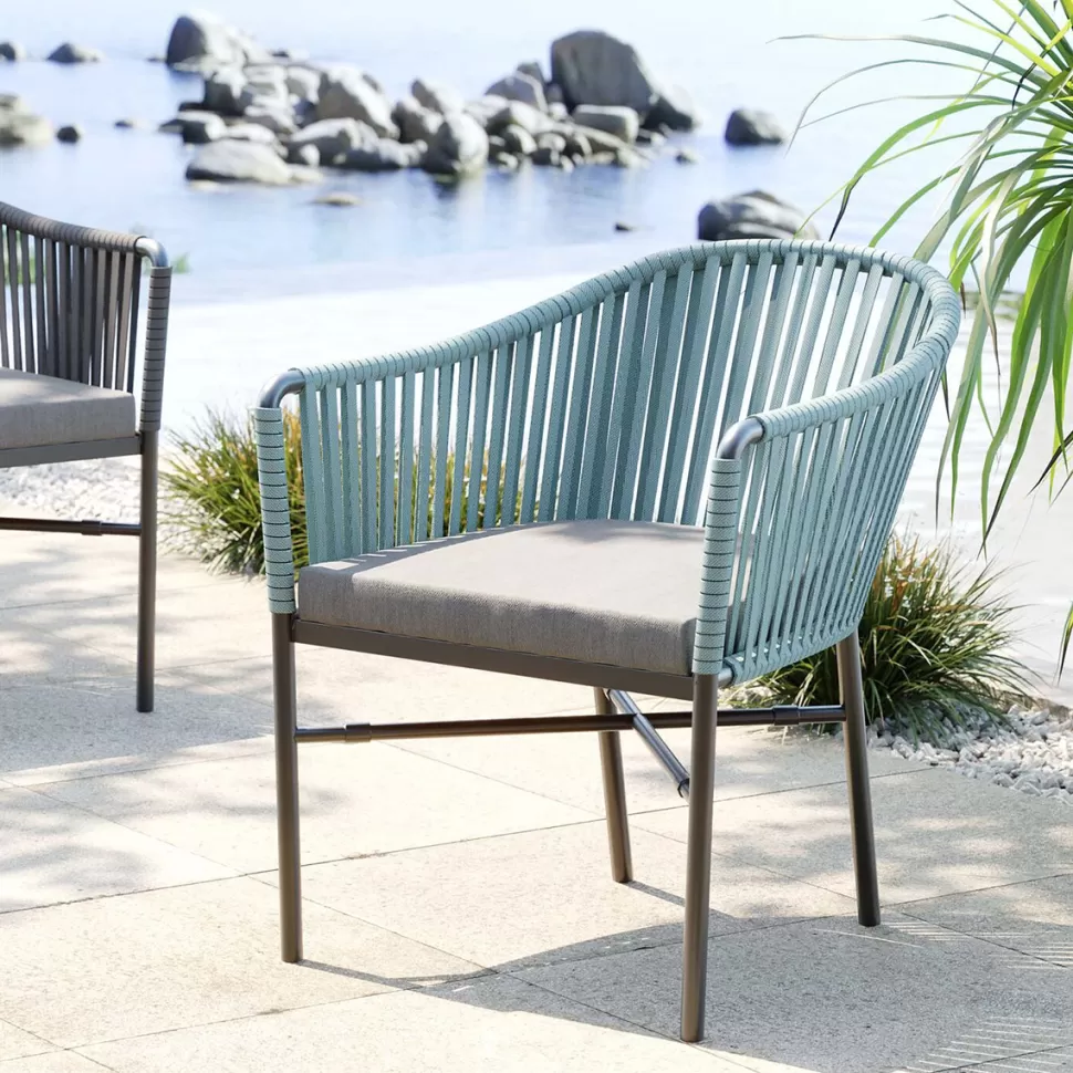 KARE Design Eetkamerstoel Santanyi Petrol Flash Sale