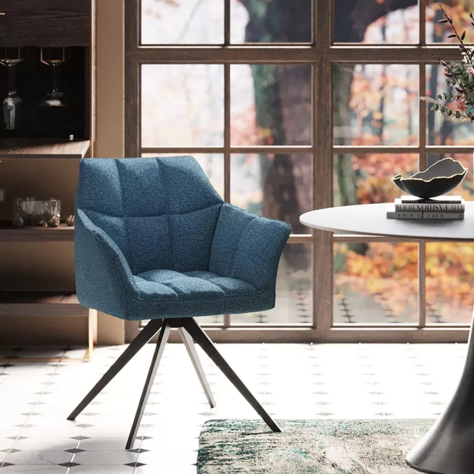 KARE Design Eetkamerstoel Thinktank Blue Hot