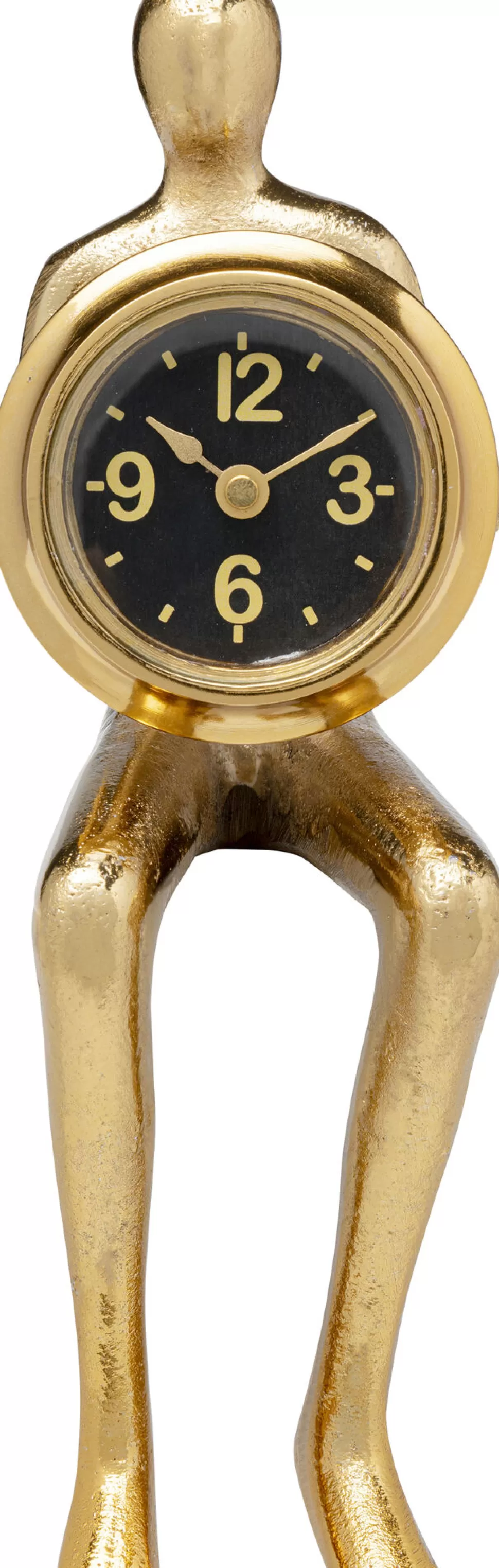 KARE Design Eettafel Clock Sitting Man Gold 8x27cm Best