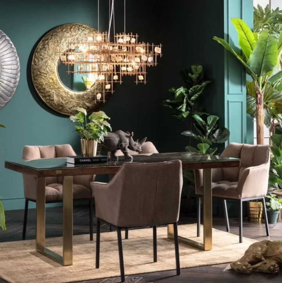 KARE Design Eettafel Conley Messing 160x80cm Cheap