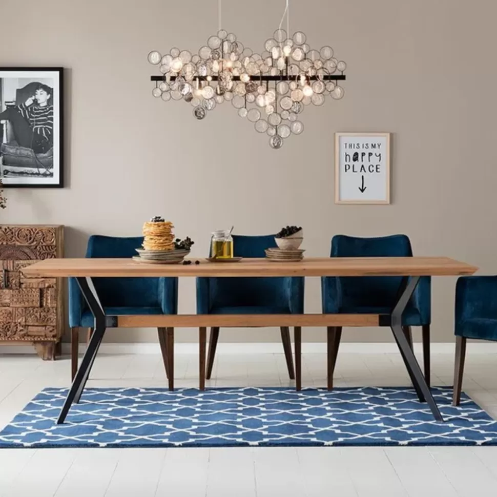KARE Design Eettafel Downtown Eiken 220x100cm Flash Sale