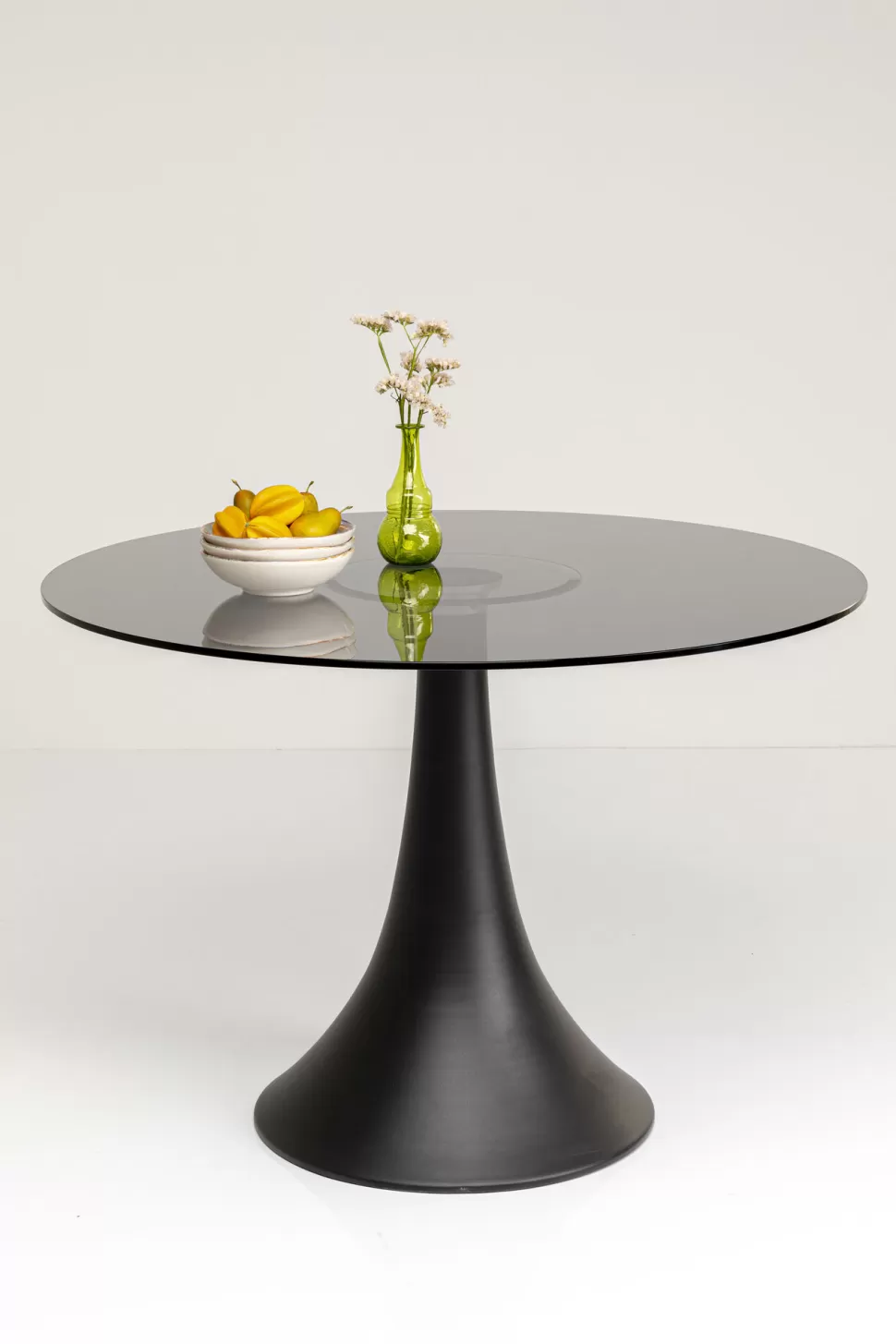 KARE Design Eettafel Grande Possibilita Smoke Glass Ø110cm Sale