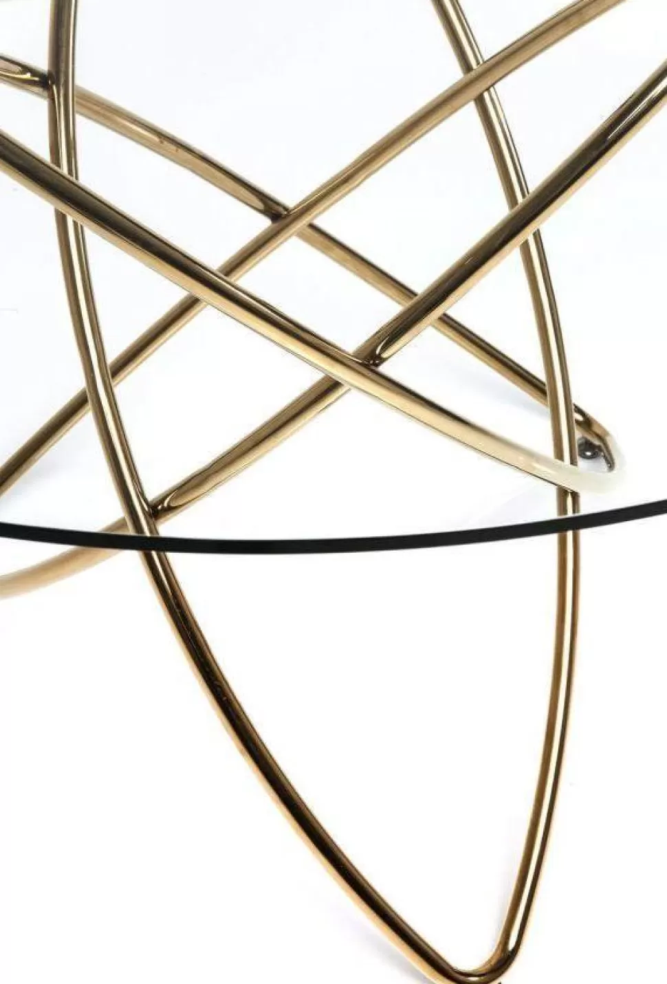 KARE Design Eettafel Molekular Goud Ø120cm Flash Sale
