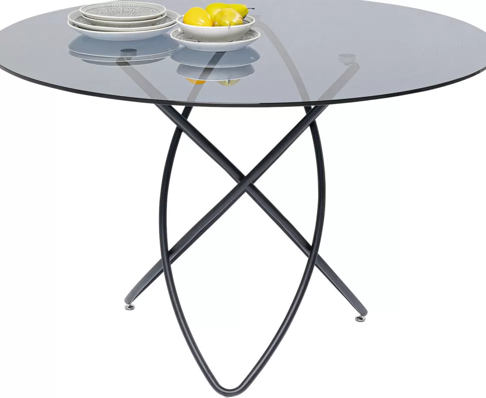 KARE Design Eettafel Molekular Zwart Ø120cm Cheap